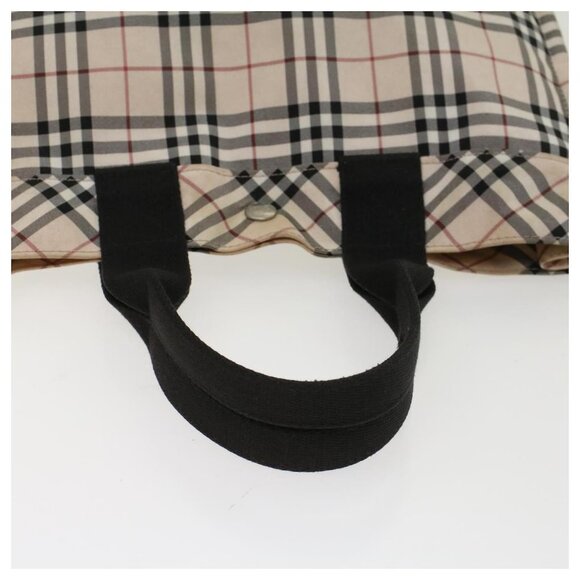 Authentic Burberry Blue Label Nova Check Nylon Tote Bag - Picture 8 of 16